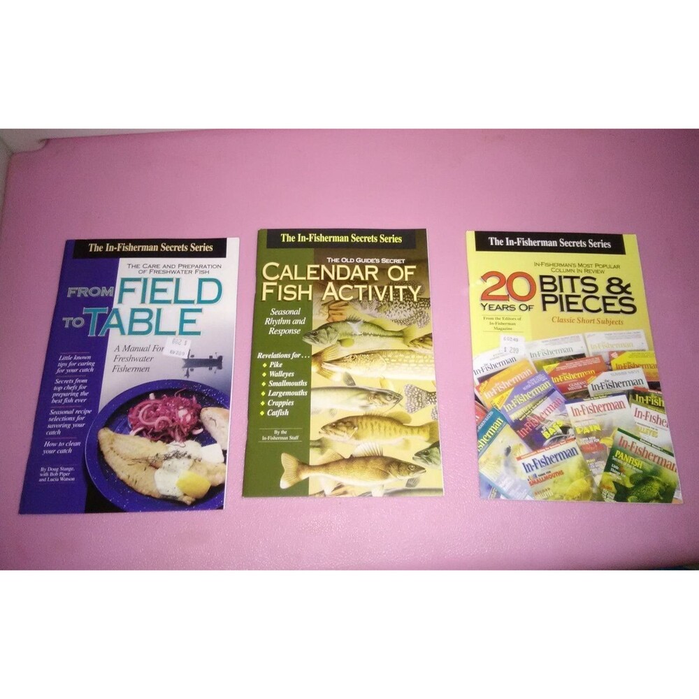 12 In fisherman booklets and charts